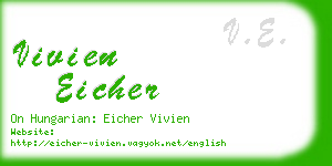 vivien eicher business card